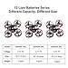 Crazepony 4pcs 250mAh 1S 3.7V 35C Blade Inductrix Lipo Battery