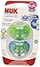 NUK Night Glow in the Dark Pacifiers in Rocket/Space, 6-18 Months
