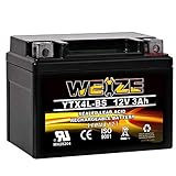 Weize YTX4L BS Motorcycle Battery ETX4L-BS High Performance - Rechargeable - Sealed AGM YTX4L-BS Scooter ATV Batteries Use For Honda Polaris Kawasaki Suzuki Yamaha