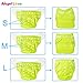 Cloth Diapers, Angel Love 6 Pack Diaper Covers+6 Diaper Inserts+1 Wet Dry Bag, Baby Washable Cloth Pocket Diapers, Reusable, All in one Size, Adjustable Snap, Gift Set, 1ZH01 (Neutral Color)