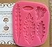 Anyana Acanthus Leaves Silicone Molds tree leaf Fondant Molds scroll Cake Border decoration Cupcake Silicone Lace Mat Mold Decoration Tool Non stick easy to use