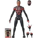 Marvel Legends Series Ultimate Miles Morales, Spider-Man Comics-Inspired Collectible 6-Inch Scale Action Figure with Character-Sized Comic Accessory
