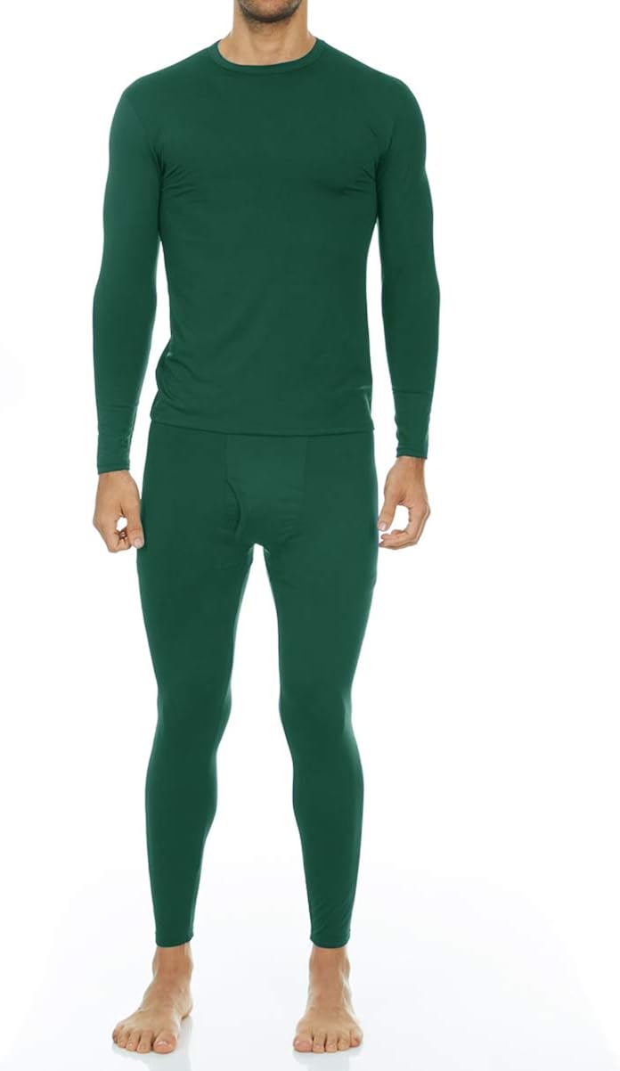Thermajohn Men's Ultra Soft Thermal Underwear Long Johns Set with Fleece Lined at  Men’s Clothing store