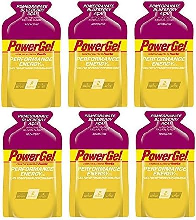 Pomegranate Blueberry Acai | PowerBar Performance Energy Power Gel (6 x 1.44oz Packs)