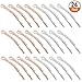 24 Pcs Rhinestone Bobby Pin Metal Hair Clips Clear Crystal Hair Pin Decorations for Lady Women Girls
