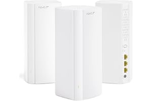 Tenda BE3600 Dual-Band WiFi 7 Mesh System – Covers up to 6,600 Sq. Ft., Supports 160+ Devices, 3*Full Gigabit Ports, MLO, 4K-