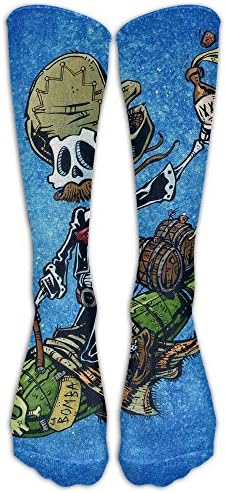 La Bomba Compression Socks Soccer Socks Knee High Socks Long Stockings For Running,Jogging,Cross Training,Cycling,Relief