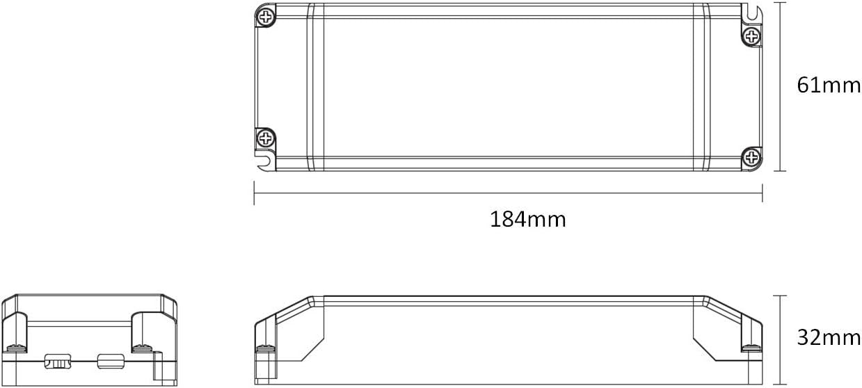 24V 50W LED Dimmable Driver, 24DC50D, Whiet - Image 3