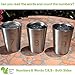 Better For Your - Small Stainless Steel Double Wall Tumbler Cups, 8oz (250ml) - Set of 3 - Numbers and Words 7-8-9