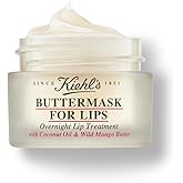 Kiehl's Buttermask For Lips, Hydrating Overnight Lip Mask, Nourishes & Restores Dry Lips, Intense Hydration, with Coconut Oil