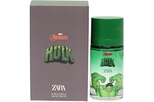 Zara Avengirs Hulk Kids Perfume Amber Floral Eau de Toilette Orange Blossom Vanilla & Mandarin Fragrance EDT Eau de Toilette 50ml (1.69 fl. oz.)