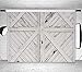 LB 7x5ft Vinyl Rustic Backdrop Vintage Barn Door Wooden Plank Backdrops for Photography Newborn Baby Shower Birthday Party Cake Table Banner Photo Booth