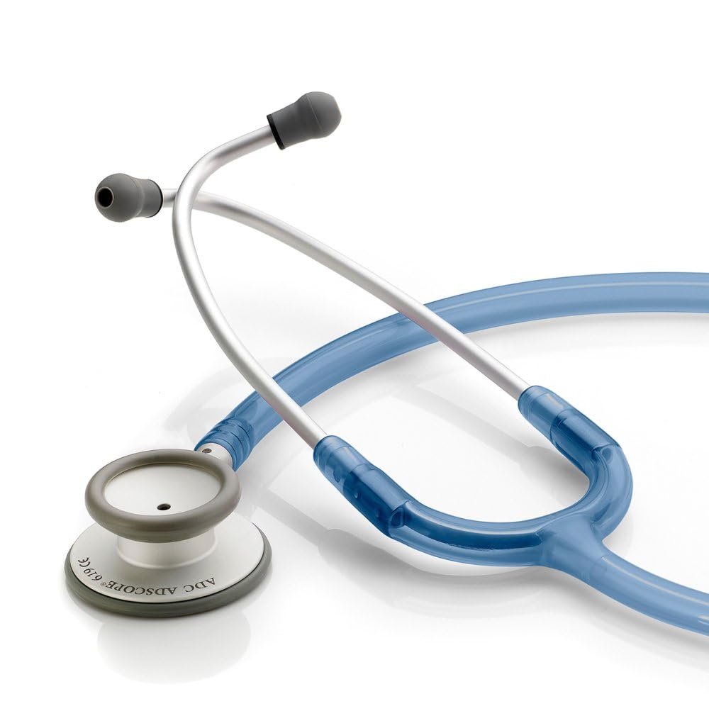 ADC Adscope 619 - Ultra-lite Clinical Stethoscope - Sapphire Ice