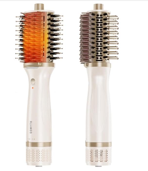 Photo 1 of GOMYTH Upgraded 2-in-1 Blow Dryer Brush with Heated Comb - Volumizer Hair Dryer Brush for Hair Drying & Styling, Salon Blowouts, Frizz-Free Shiny Hair, Reduced Heat Damage, Suitable for All Hair Types