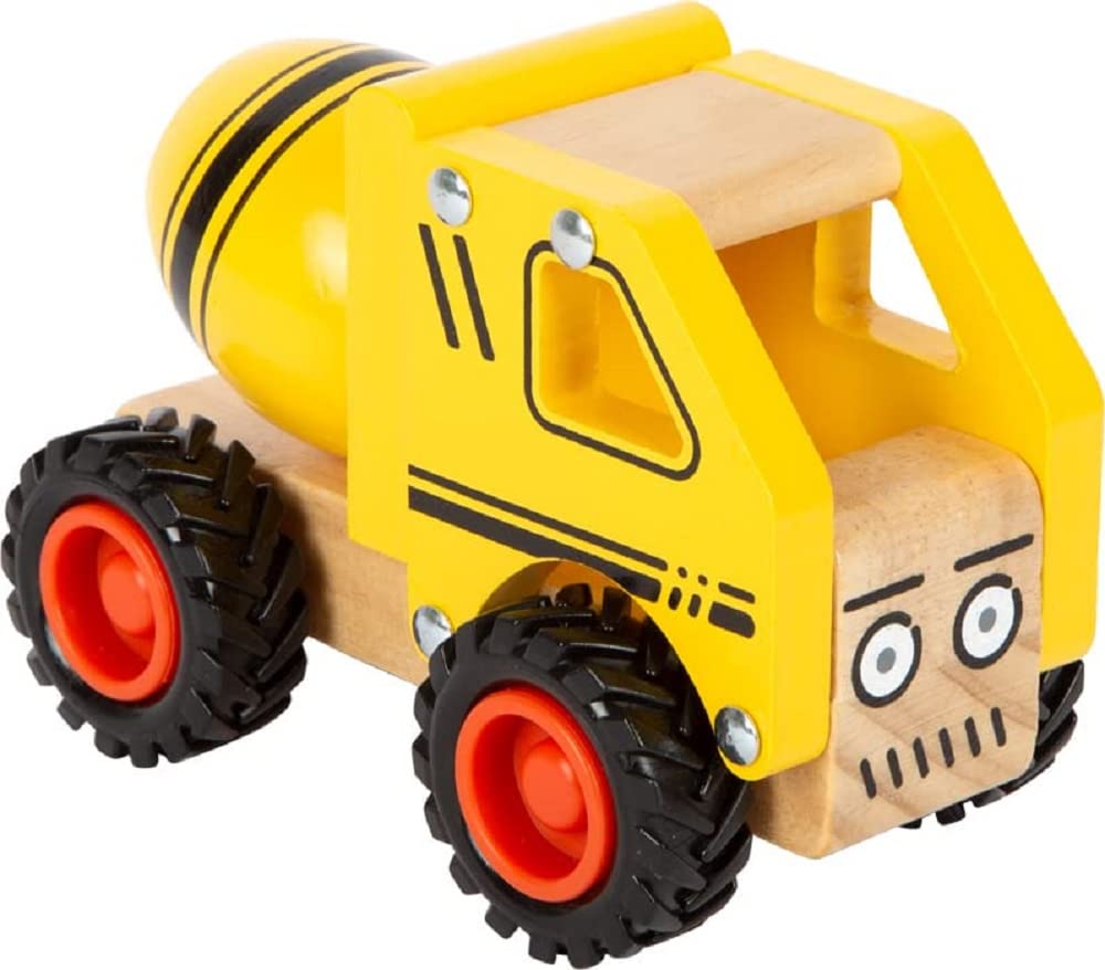 Small Foot Cement Mixer, toy for children, made of FSC® 100%-certified wood, for ages 18+ months. Prod. No. 12286