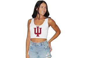 Lojobands Women's College Gameday Outfit Tank Top Tailgate Crop Top One Size Fits Most