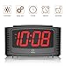 DreamSky Little Digital Alarm Clock with Snooze, 1.2 Inch Clear Led Digit Display with Dimmer, Simple to Operate, Plug in Clock for Bedroom.