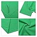 MISSKY Women Short Sleeve Pullover Stripe Keen Length Slim Hoodie Dress with Kangaroo Pocket for Causal Sport for Spring Autumn Summer, Green, X-Large