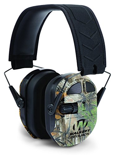 Walker's Ultimate Power Muff Quads with AFT/Electric, Realtree Xtra Camo