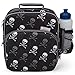 Insulated Lunch Box w Snack Pocket & Water Bottle Holder-Boys or Kids Pirate School Lunchbox Tote Keeps Food Hotter or Colder Longer- Reusable Bag Fits Most Bento Boxes, Ice Packs-Cute Christmas Gift