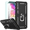 LeYi Coque Samsung Galaxy A70/ A70S [2×Verre Trempé] 360 degrés Anneau Support, Militaire Double Renforcée Défense…