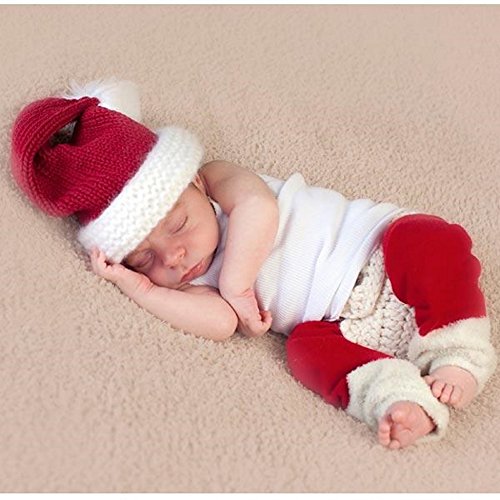 Huggalugs Nubie Leg Warmers (Baby Santa's Helper)
