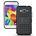 Samsung Galaxy Core Prime Case - Tough Rugged Dual Layer Protective Case with Kickstand for Samsung Galaxy Core Prime G360 / Prevail LTE - Black