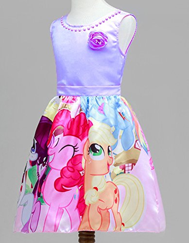 LEMONBABY My Little Pony Sleeveless Princess Birthday 