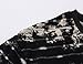 Moomphya Mens Hip Hop Tie-Dyed Ripped Hole Stripe Hipster Curve Hem Short Sleeve T Shirt Black Medium