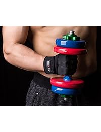 Shayier Half-Finger Protecting Gloves with Wrist Wraps Support for Gym Workout Fitness Cross Training Weight Lifting & Outdoor Sports