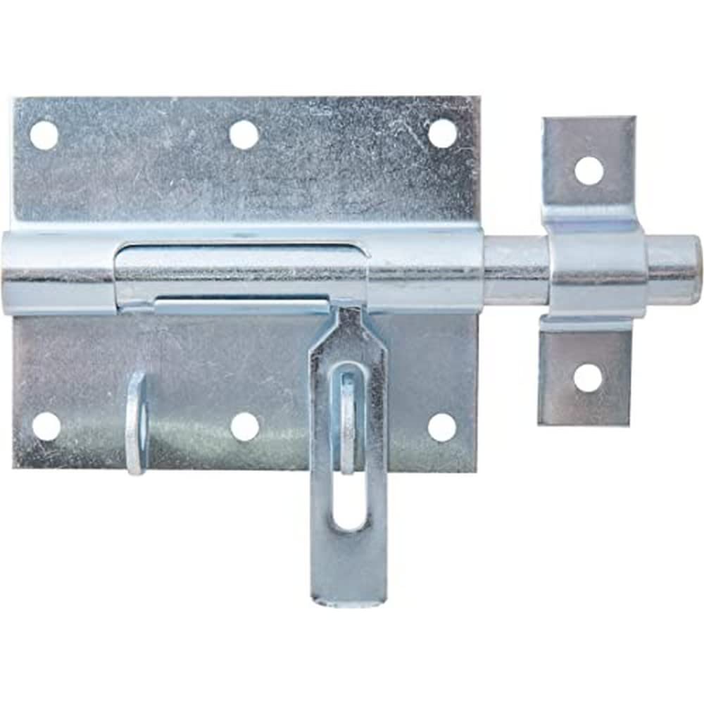 Tower Drop Bolt with Attached Loop 88 x 67 mm / 10 STK. galvanisch Blau verzinkt