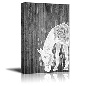 Black and White Abstract Pictures Home Wall for...