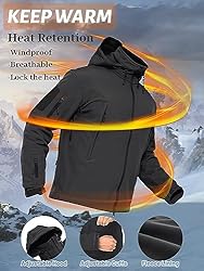 TACVASEN Men's Outdoor Hiking Camping Climbing