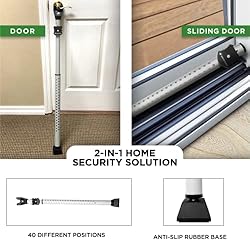 Guard Dog Security Door Jammer 2-in-1 Adjustable