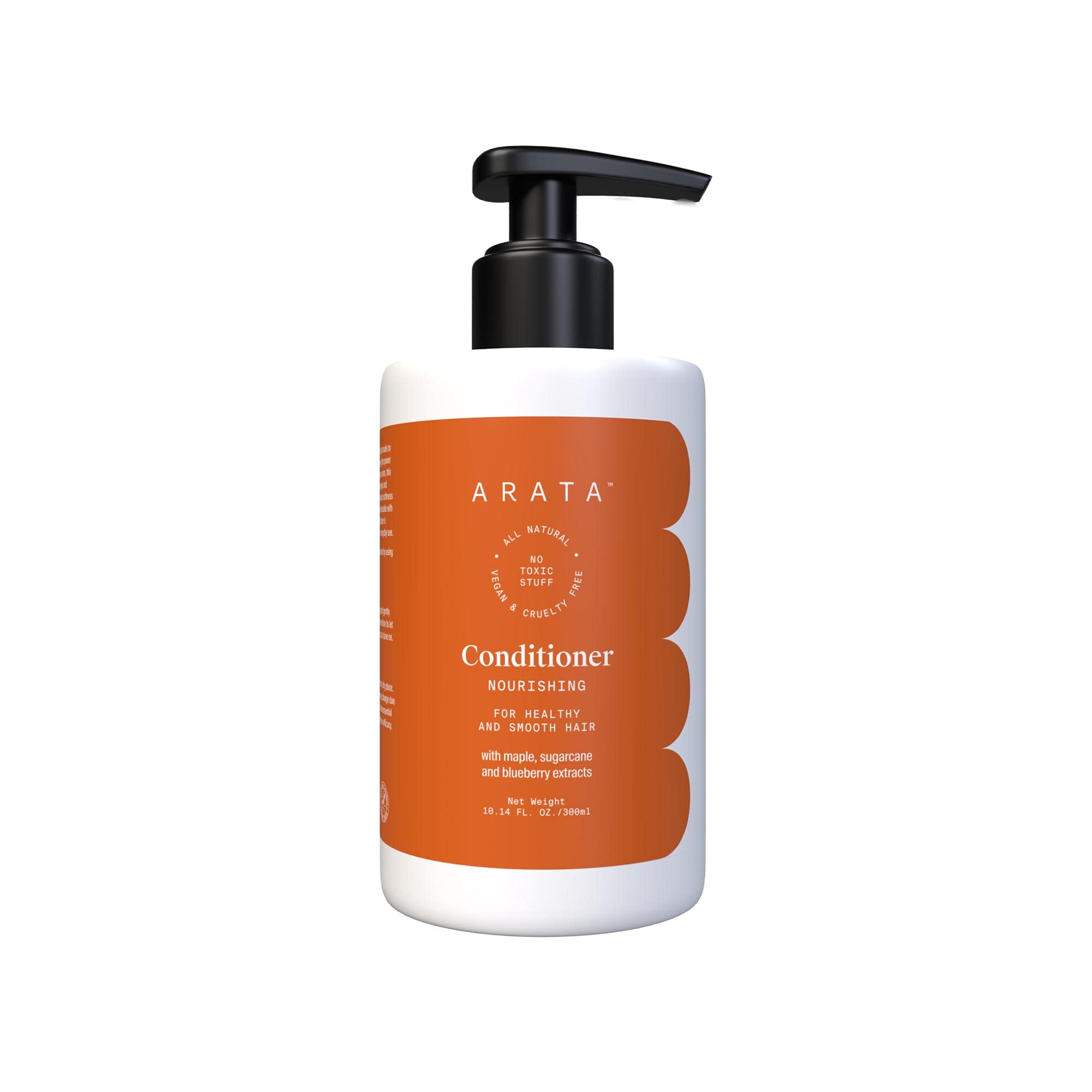 Arata Zero Chemicals Natural Nourishing Hair Conditioner With Maple, Sugarcane & Blueberry Extracts For Men & Women 300ml