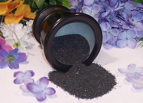 Black Lava Sea Salt Charged for Banishing and Binding Spells.