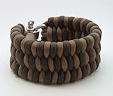 Adjustable Shackle Ladder Style Paracord Survival Bracelet