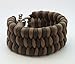 Adjustable Shackle Ladder Style Paracord Survival Bracelet