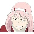 HiAnifri Liphontcta Darling in The FranXX Zero Two Sticker Decal Window ...