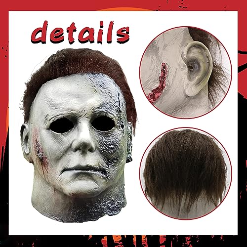 Michael Myers Mask, Halloween Horror Masquerade Cosplay Party Mask, Michael Myers Costume Scary Cosplay