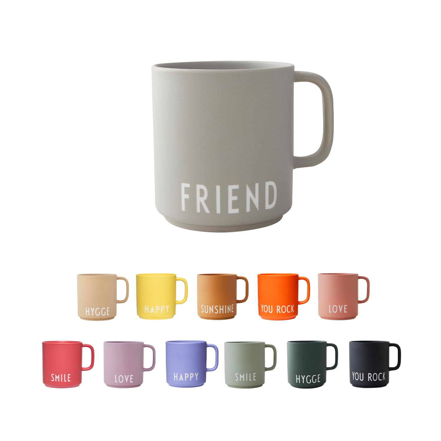 Design Letters Favourite Coffee Cup with Handle | Gifts for Women, Gifts for Men & Friend Gifts | Porcelain Coffee Mug | Reusable Coffee Cups | Tea Cup | Novelty Mug | Coffee Gifts | Tea Mug | 250 Ml