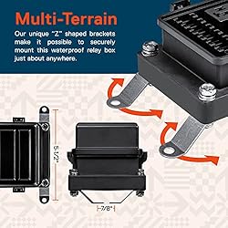 12V Auto Waterproof Fuse Relay Box Block [6 Bosch