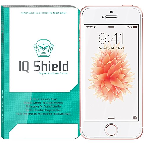 Iphone 5se screen protector, iq shield® tempered balli…