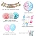 Gender Reveal Party Decorations Boy or Girl Gender Reveal Balloons Photo Booth Props Straws for Baby Shower Decorations 84 Pack