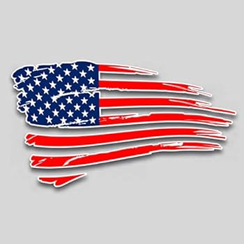 amazon.com: large american flag vinyl decal for truck car