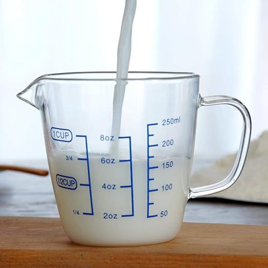 Compra Rich-home Copa de Medir de Vidrio Borosilicato Alto ...