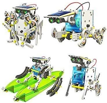RCTecnic Solar Robotics Kit for Children, 14 Robots in 1, Educational Robotics Construction Kit, More than 80 Pieces Educational Toys DIY Cheap and Original Toys