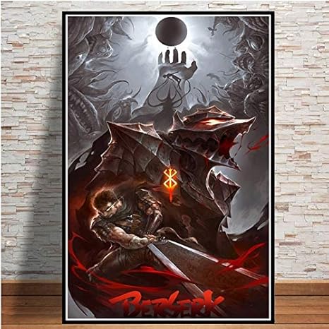 Amazon Com Mxlf Fashion Canvas Painting Berserk Japan Anime Posters And Prints Painting Pictures On The Wall Vintage Art Decorative Home Decor Color 0010 Size Inch No Frame 60x90cm Posters Prints mxlf fashion canvas painting berserk japan anime posters and prints painting pictures on the wall vintage art decorative home decor color 0010