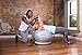 Superior Fitness 600 lb Exercise/Yoga/Stability Ball With Heavy Duty Gym Quality Resistance Bands & Pump - Improves Balance, Core Strength, Back Pain & Posture - For Men & Women