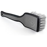 Detail Factory - ProGrip Tire Brush - Ergonomic ProGrip Handle, Stiff Synthetic Bristles, Ergonomic Design, Clean Your Tires with Ease - Grey